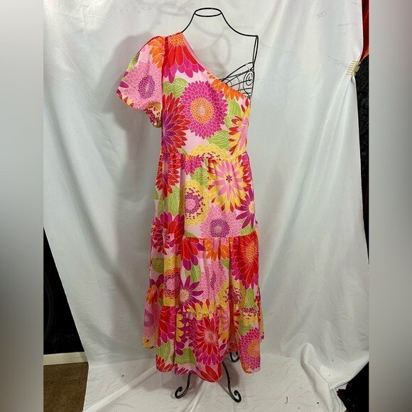ワンピース jumelle vintage flower dress size:S NWT j.marie leilani one shoulder floral midi dress size M | eBay
