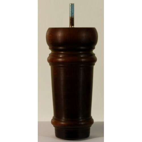 4 Gambe per Mobili Classiche in Legno E800-DDMw H=165mm (6,5") Divano, Poggiapiedi Sedia foto 3