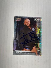 AEW QT MARSHALL Signed Card Rampage Dynamite