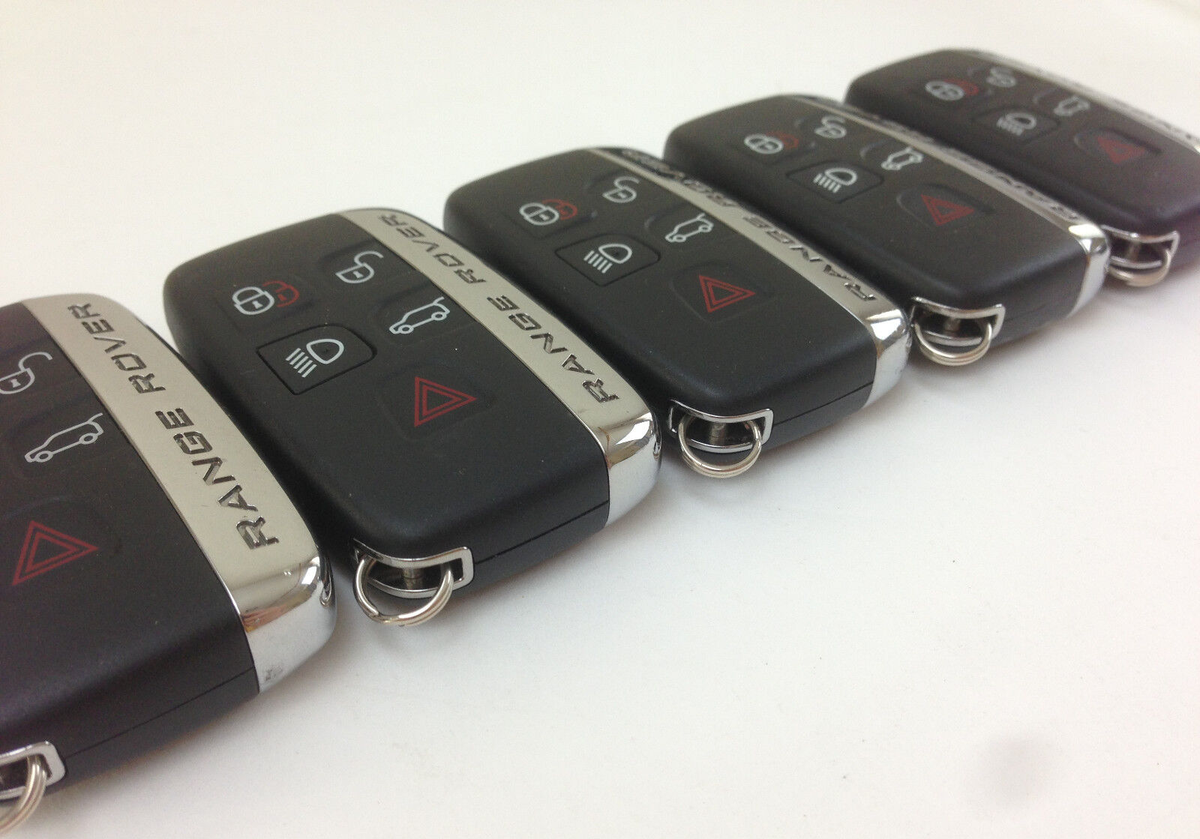 ORIGINAL LOT OF 5 OEM LAND ROVER 10-20 RANGE ROVER SMART KEY LESS