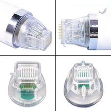 Replace Disposable 25/64/10/Nano Pins Plated Cartridge Tips for R F Face Machine