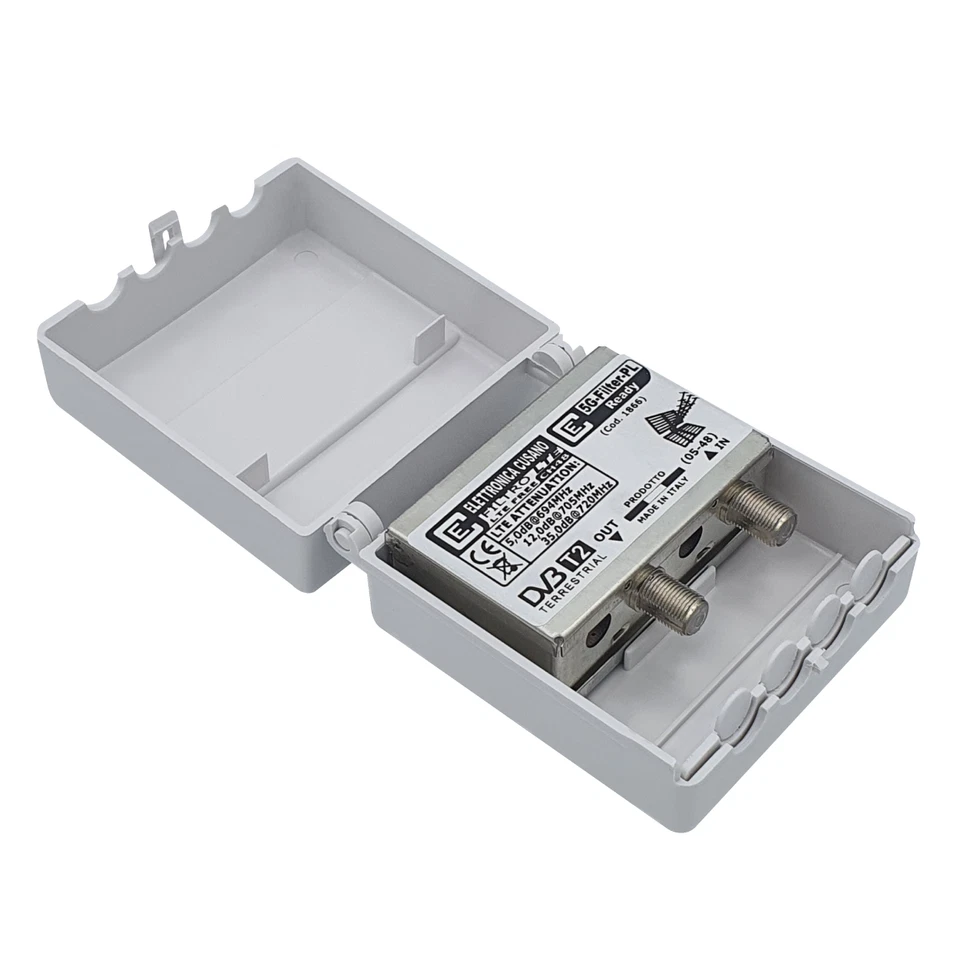 Filtro Antenna TV LTE 5G Alta Selettività 5G-Filter-PL KILLER  anti interferenza - Immagine 3 di 4