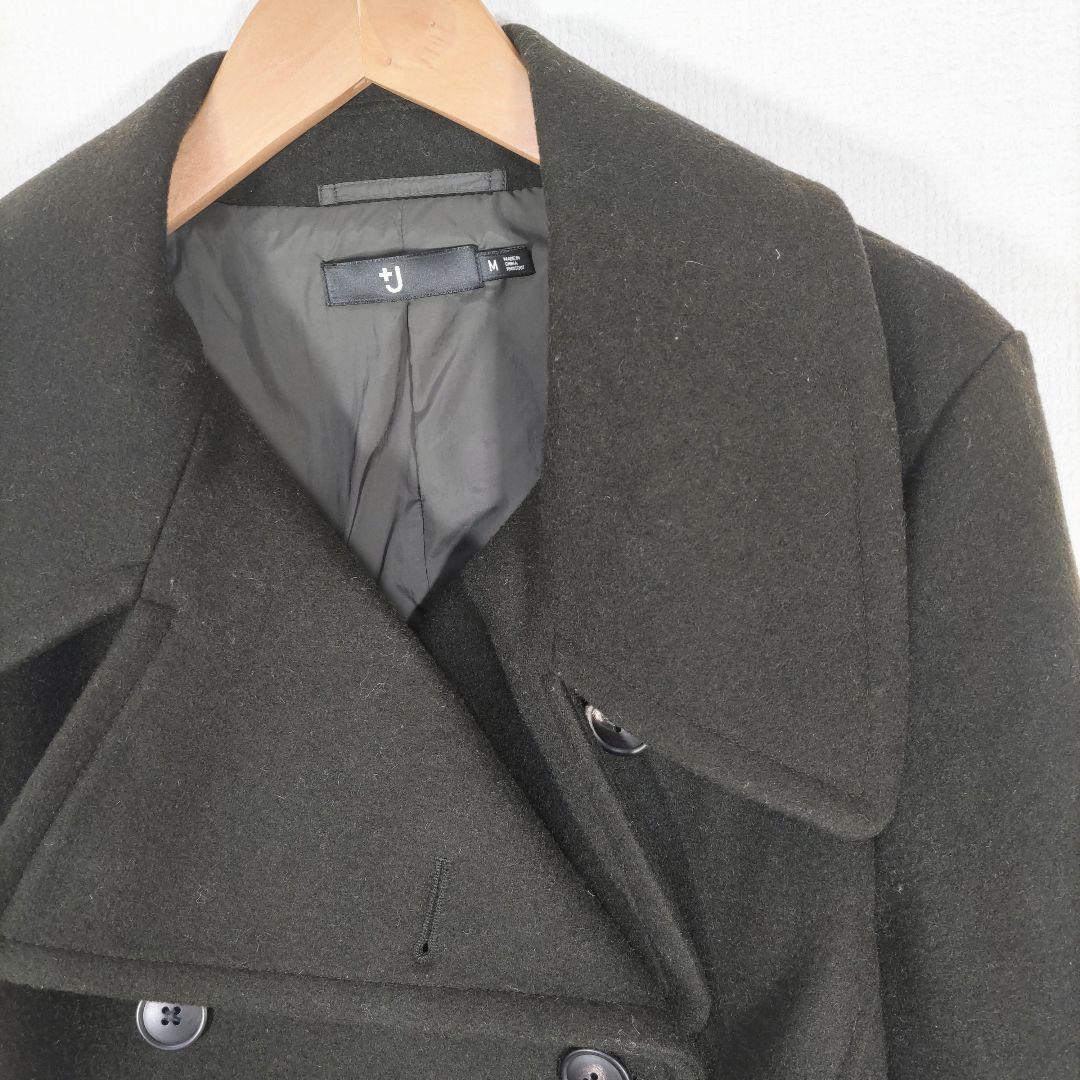 ジャケット・アウター Jil Sander 00s Melton Wool Coat Women size M Jacket Coat Jil Sander Compressed Alpaca Wool