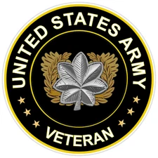 United States Army Veteran Bumper Sticker Military Vinyl Soldier Decal 5"