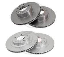 Full set of Front Rear Brake Discs for Mazda RX-7 1.3 Turbo 89-91 Twin Trb 92-02