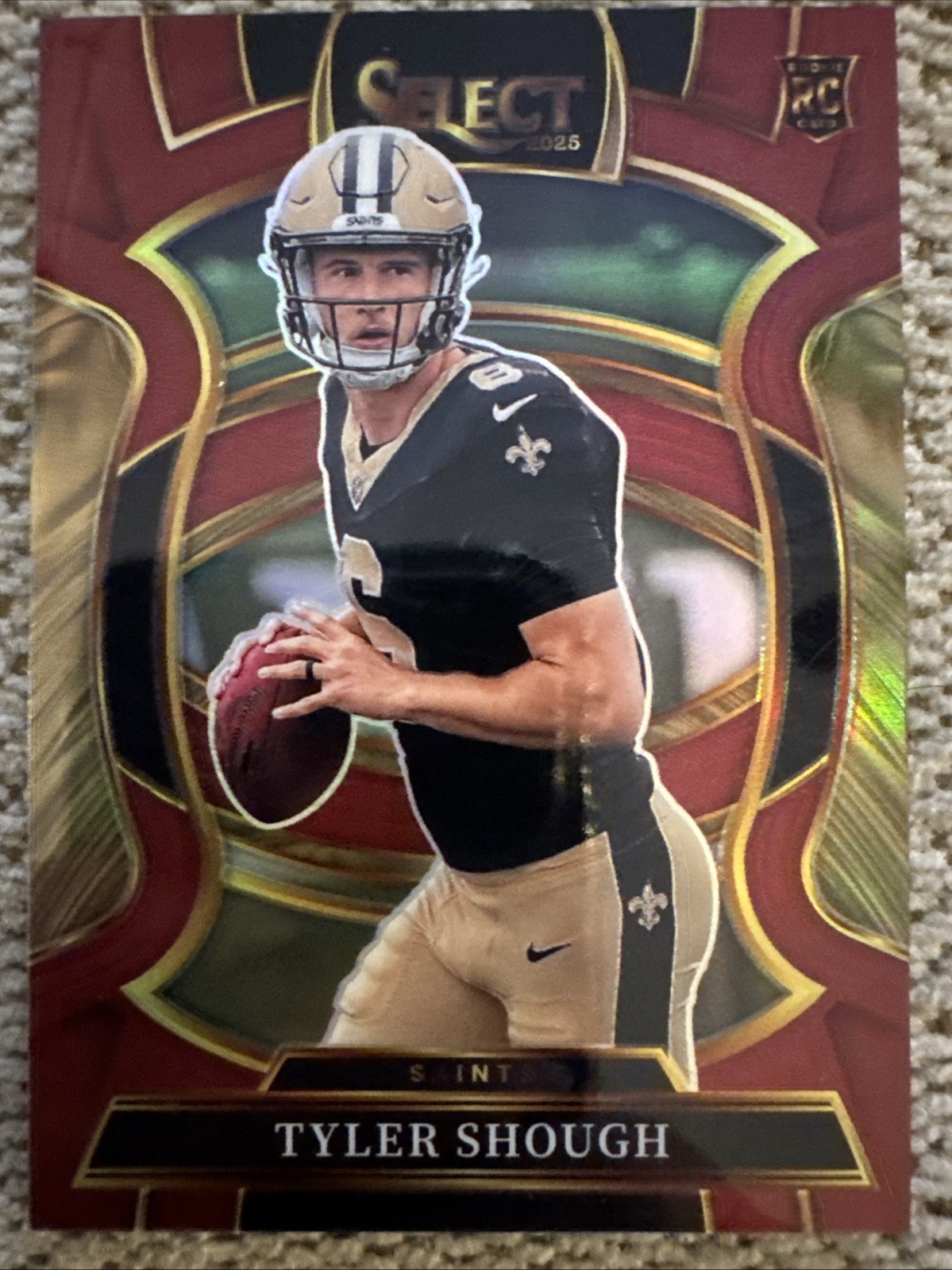 2025 Panini Select - Concourse Tyler Shough #41 Maroon Prizm /149 (RC)