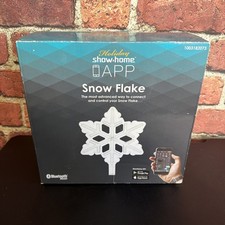 Holiday Show Home App LED Multi Color Function 3 Pathway Snowflakes Stakes