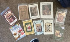 Lot of 10 New Crafting Quilting Patterns Instructions Vintage