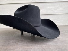1000X Pure Beaver Felt 7 1/4 Resistol Western Cowboy Hat Custom Retail 3,000