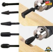 5pcs HSS Drill Bit Set – Titanium-Coated Woodworking & Cutting Tools