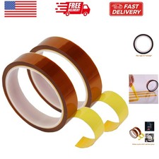 2 Rolls 20mm X 33m 108ft Heat Tape,Adhesive Heat Resistant/Transfer Tape, Hea...