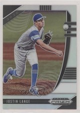 2020 Panini Prizm Draft Picks Silver Prizm Justin Lange #PDP34 1m8