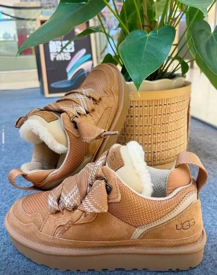 UGG Lowmel Chestnut &Sand Suede Mesh Sneakers Women's sizes 5-10/NEW!!! - Image 2 of 4