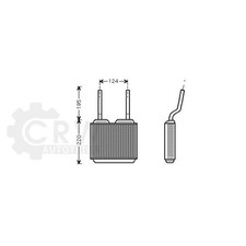 Wärmetauscher Innenraumheizung für Opel Astra F 1.8i 16V Bj.95-96