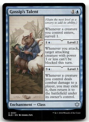 Gossip's Talent #51 (NM) Bloomburrow BLB Magic MTG