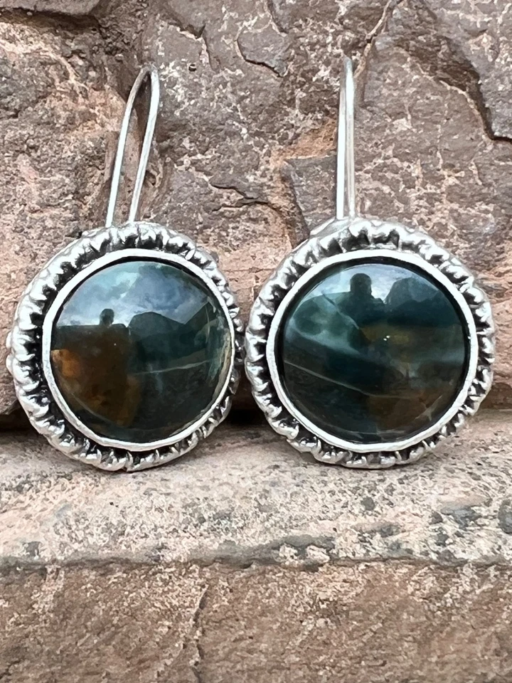 Brincos de jaspe morrisonita - Imagem 2 de 4