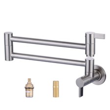 Pot Filler Faucet Brushed Nickel, ARCORA Modern Pot Filler Wall Mou... Fast Ship