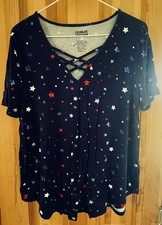 Celebrate Together American T-Shirt Size Women&rsquo;s L USA Patriotic July 4th 