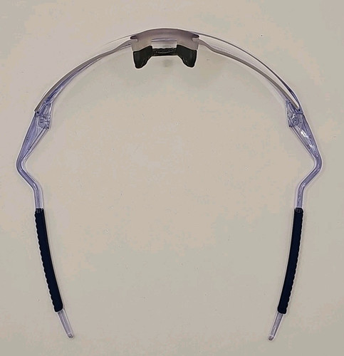 Oakley M Frame Crystal Clear Frame Clear Strike Lens Blue Ear Socks Glasses - Picture 9 of 14