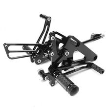Aluminum Rear Footpegs Race Black GP Shift Kit Fit Honda CB400 VTEC1-4 Rearset