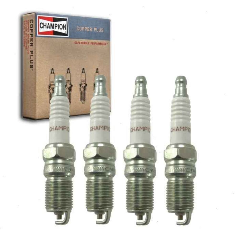 4 Spark Plug Champion QL82C Mercury 437680 Yamaha 931M Johnson Evinrude BRP