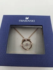 Swarovski 5516000 North Collection Rose Gold Crystal Glass Necklace