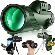 80x100 HD ZOOM Powerful Monocular Portable Binoculars Long Range Telescope