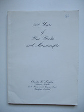 RARE AND VALUABLE BOOKS AND MANUSCRIPTS Charles W. Traylen 1972 Catalogue 77