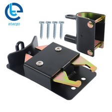 2 Way Farm Gate Latch Heavy-Duty Lockable Fence Latch with Self-Locking Nut