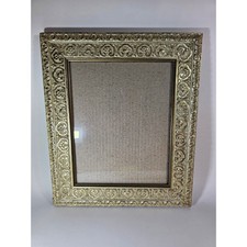 Vintage Ornate Gold Tone Picture Frame 13x11 Holds 8x10 Photo Tabletop Wall