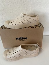 Native Jefferson Bloom Shoes Bone White Shell Speckles J6 Kids Women's 8