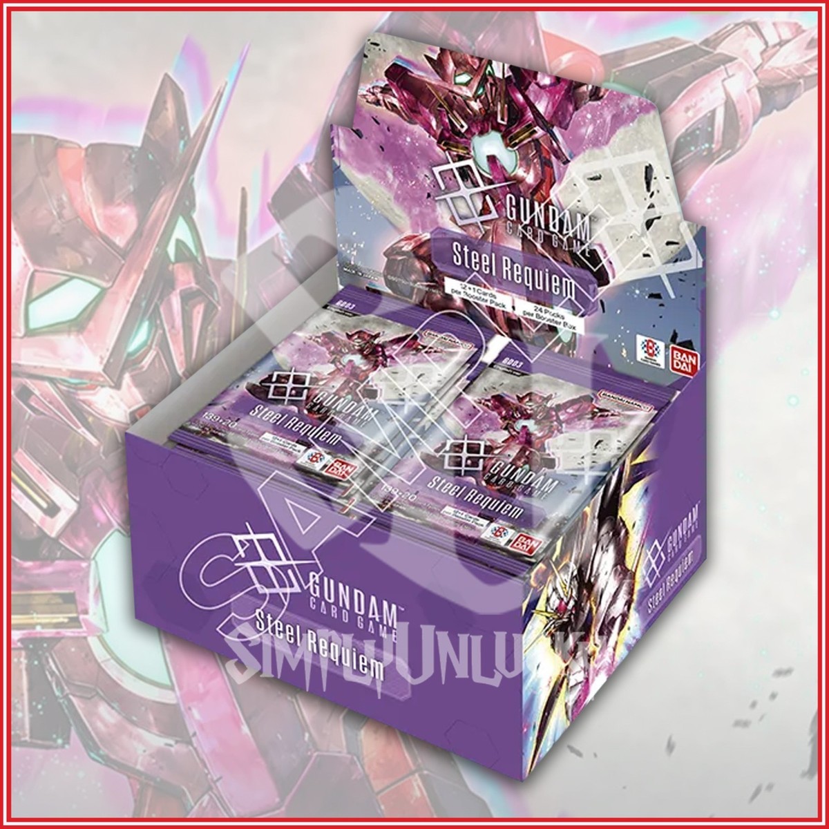 GUNDAM CARD GAME: Steel Requiem Booster Box GD03 BANDAI English IN