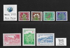 WC1_7373. BELGIUM. 1950 PRO TUBERCOLOSIS CURE set. Scott B485-B491. MVLH