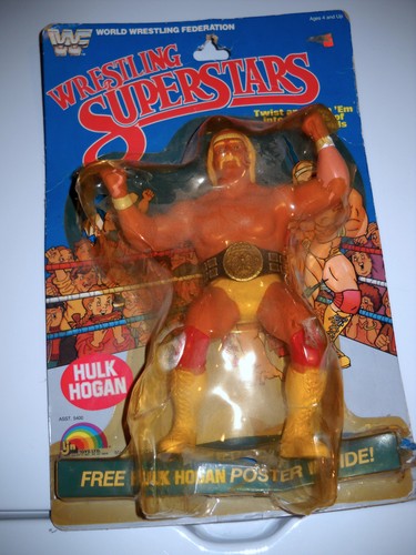 WWF LJN Wrestling Superstars HULK HOGAN SERIES 1 N...
