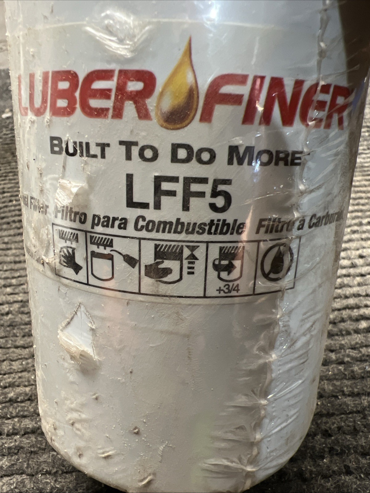 Luber-Finer LFF5 Fuel Filter, Spin-On