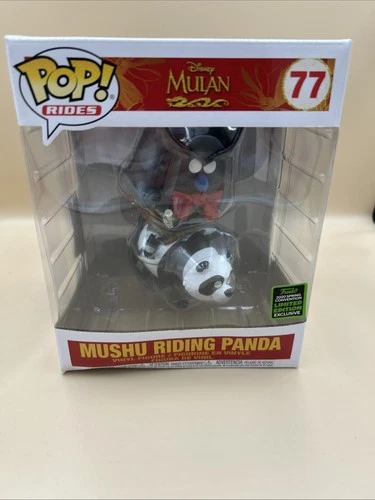 FUNKO POP! Mushu Riding Panda Mulan Disney 2020 Spring Convention 6 Inch New