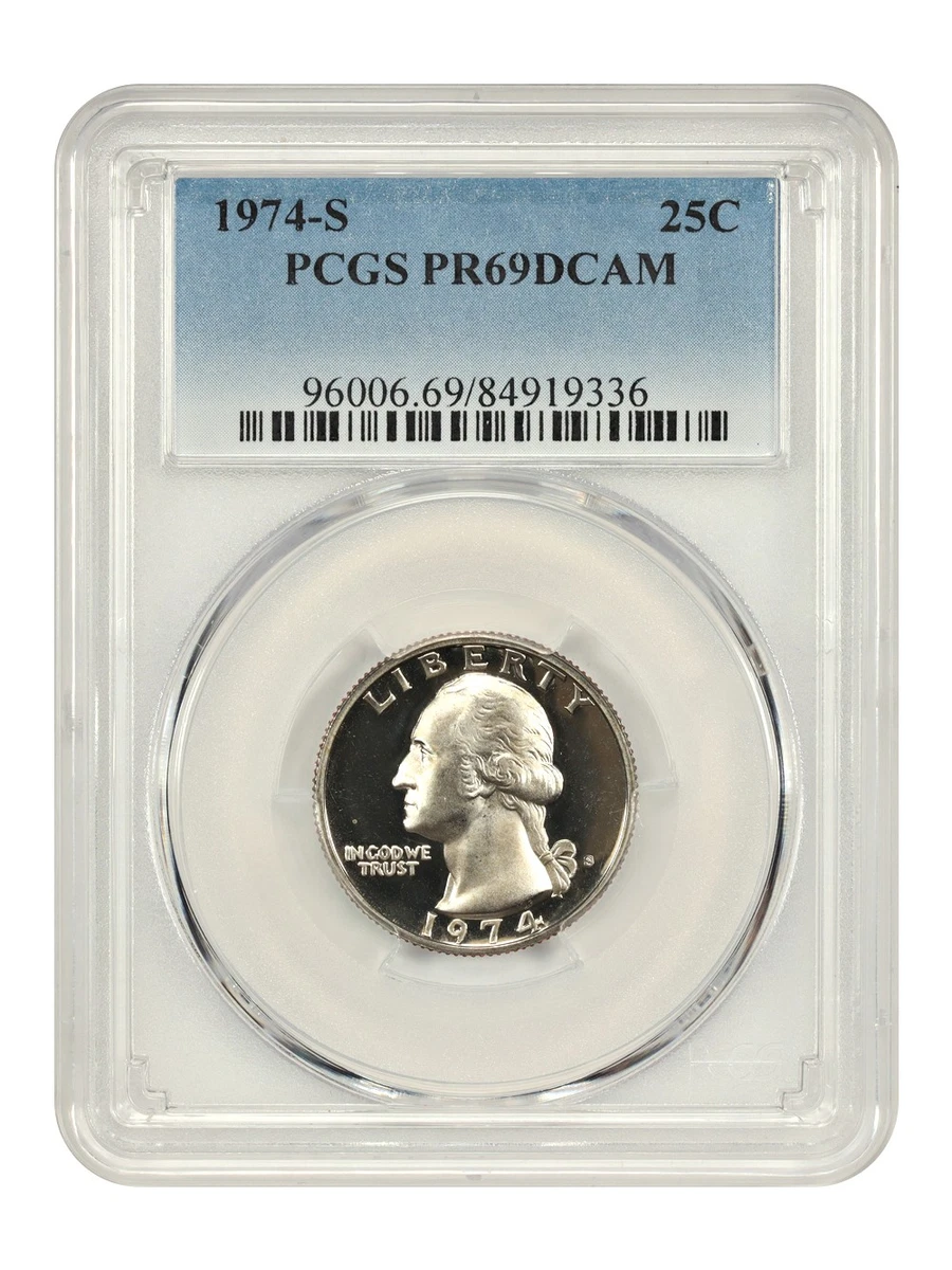 PR 69 Graded 1974 Washington Quarters (1932-1998) for sale | eBay