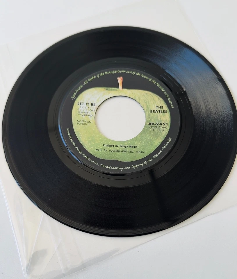 Beatles - Let It Be 7"  [VINYL] (VG+/VG+) / Japan Single - Image 3 of 4