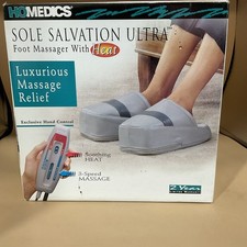 HoMedics Sole Salvation Ultra Foot Massager With Heat Luxurious Massage Relief