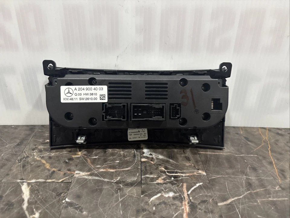 Mercedes W204 C350 CLS400 2012-2018 AC AIRE ACONDICIONADO CALEFACCIÓN CLIMATIZACIÓN 2049004003 Foto 2 de 2