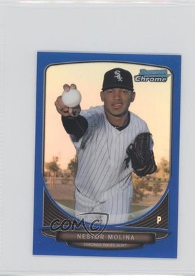 2013 Bowman Chrome Minis Blue Refractor 39/99 Nestor Molina #249 1b8