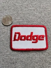 Vintage Dodge New Old Stock Unused Sew On Patch