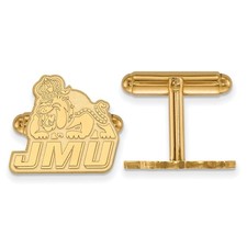 14k Yellow Gold James Madison University Cuff Links