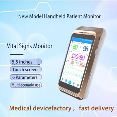 5.5''inch 6 Parameters Handheld Veterinarian Patient Monitor Vital Signs Monitor