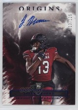 2023 Chronicles Draft Picks Origins Rookie Blue 13/125 Jalen Brooks Auto ms9