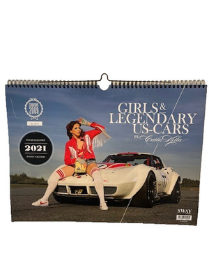 Kalender 2021 - Girls & Legendary US - Cars by Carlos Kella - 52 Wochenkalender
