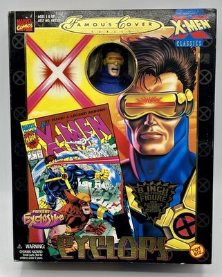 Marvel Cyclops Figur - X-Men Famous Cover - 9'' Actionfigur Toy Biz - 1999