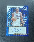 2023 Panini Mosaic Autographs Mosaic Blue Prizm #AM-BAT Nicolas Batum /49 AU