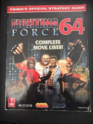 Fighting Force 64 Prima Official Strategy Guide N64 PSX Eidos