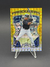 2021 Panini Mosaic #P2 Jose Ramirez Producers Reactive Yellow #/99